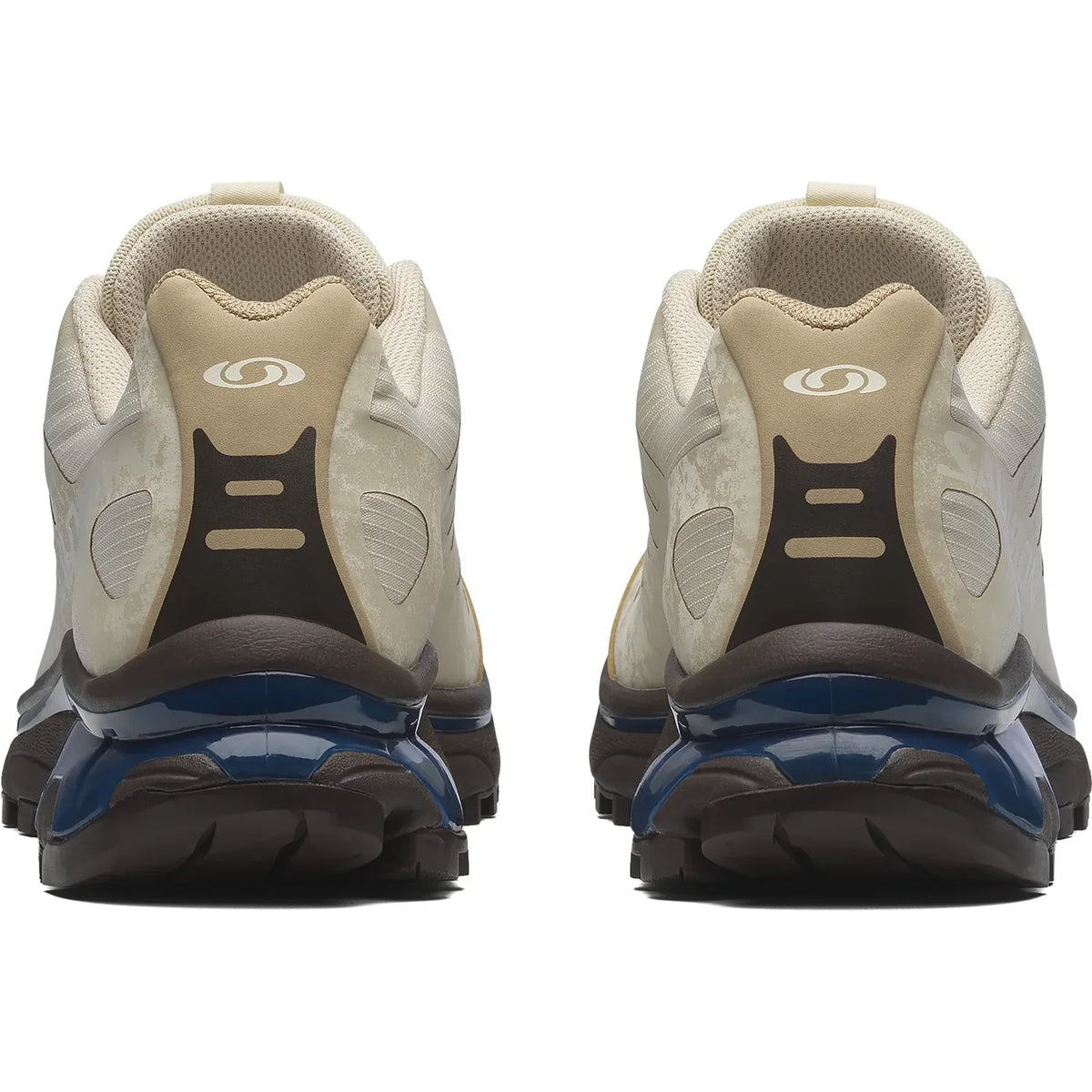 Salomon XT-4 OG XT LAB Men Women Outdoor Trail Hiking Shoes "Cream Beige Dark Brown Blue"