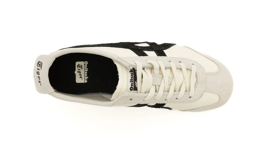 Onitsuka Tiger Mexico 66 "Cream Black" Unisex Leather Sneakers- Women's Shoe Sale / Men's Shoe Sale