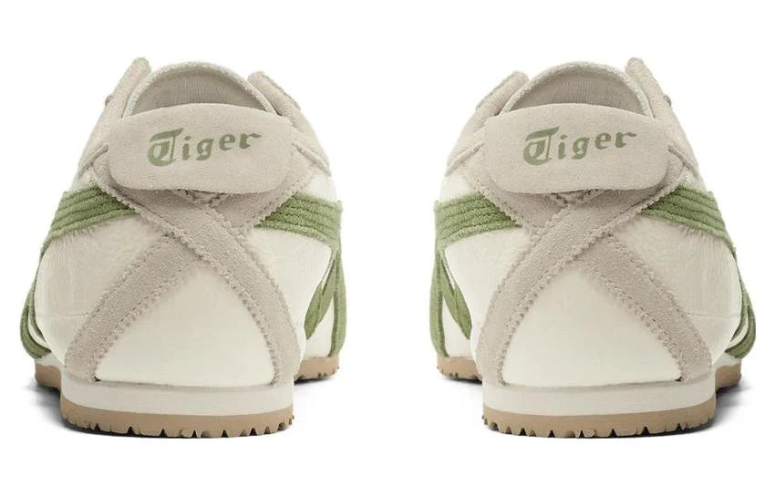 Onitsuka Tiger Mexico 66 "Cream Green" Leather Sneakers- Women's Shoe Sale / Men's Shoe Sale