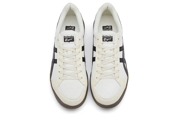 Onitsuka Tiger Aaron "White Black Gum" Casual Sneakers- Women's Shoe Sale / Men's Shoe Sale
