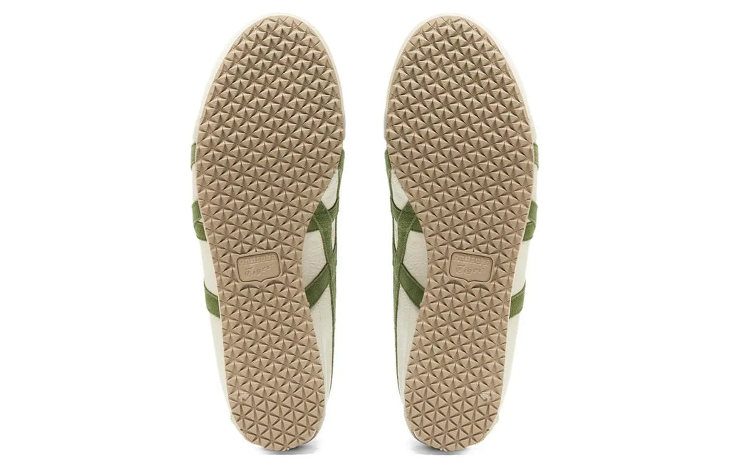Onitsuka Tiger Mexico 66 "Cream Green" Leather Sneakers- Women's Shoe Sale / Men's Shoe Sale