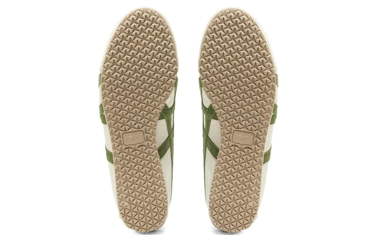 Onitsuka Tiger Mexico 66 "Cream Green" Leather Sneakers- Women's Shoe Sale / Men's Shoe Sale