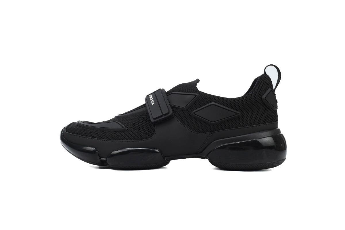 Prada Cloudbust Mesh Velcro Sneakers "Black"-Classic Casual Shoes/Women's Shoe Sale / Men's Shoe Sale