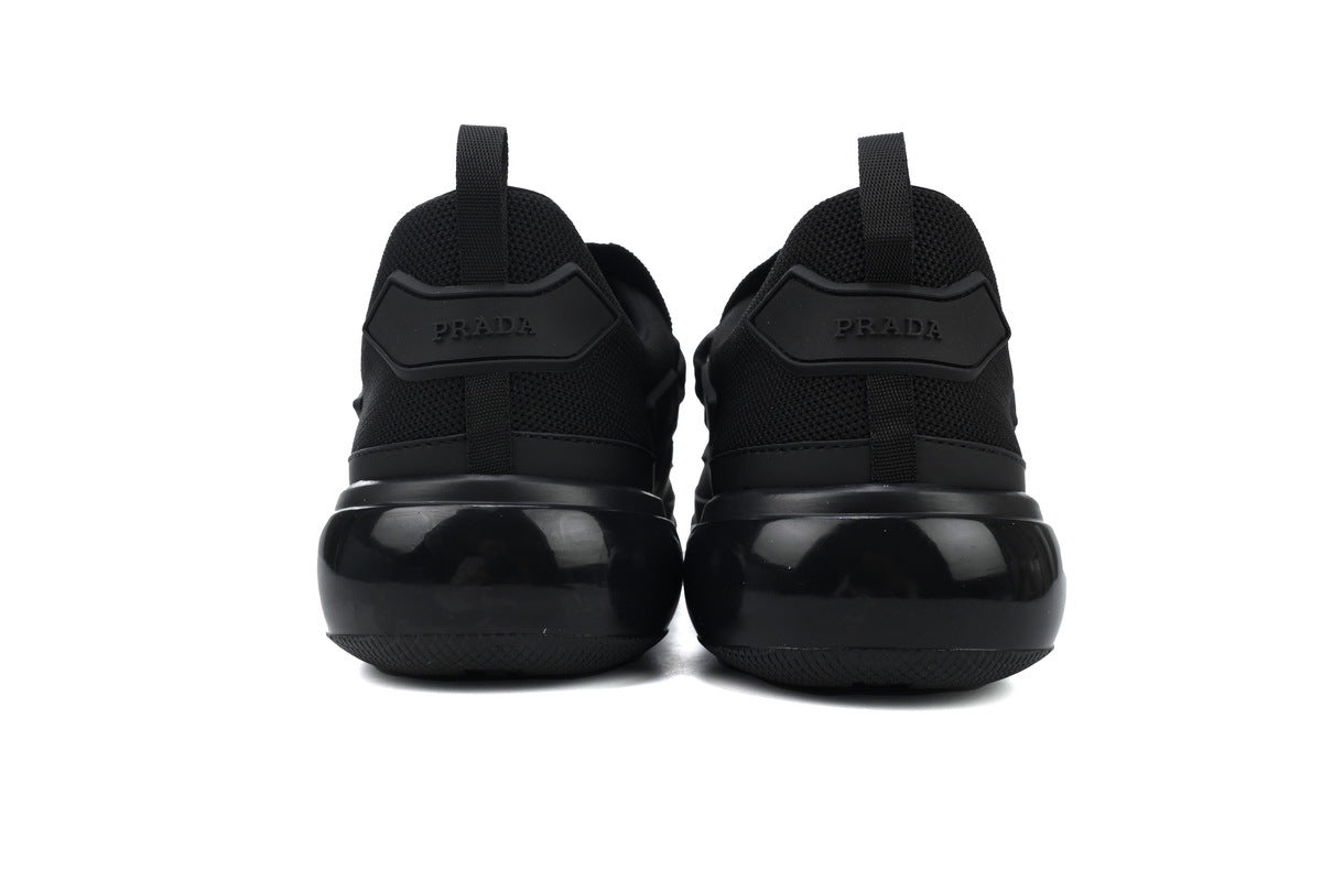 Prada Cloudbust Mesh Velcro Sneakers "Black"-Classic Casual Shoes/Women's Shoe Sale / Men's Shoe Sale