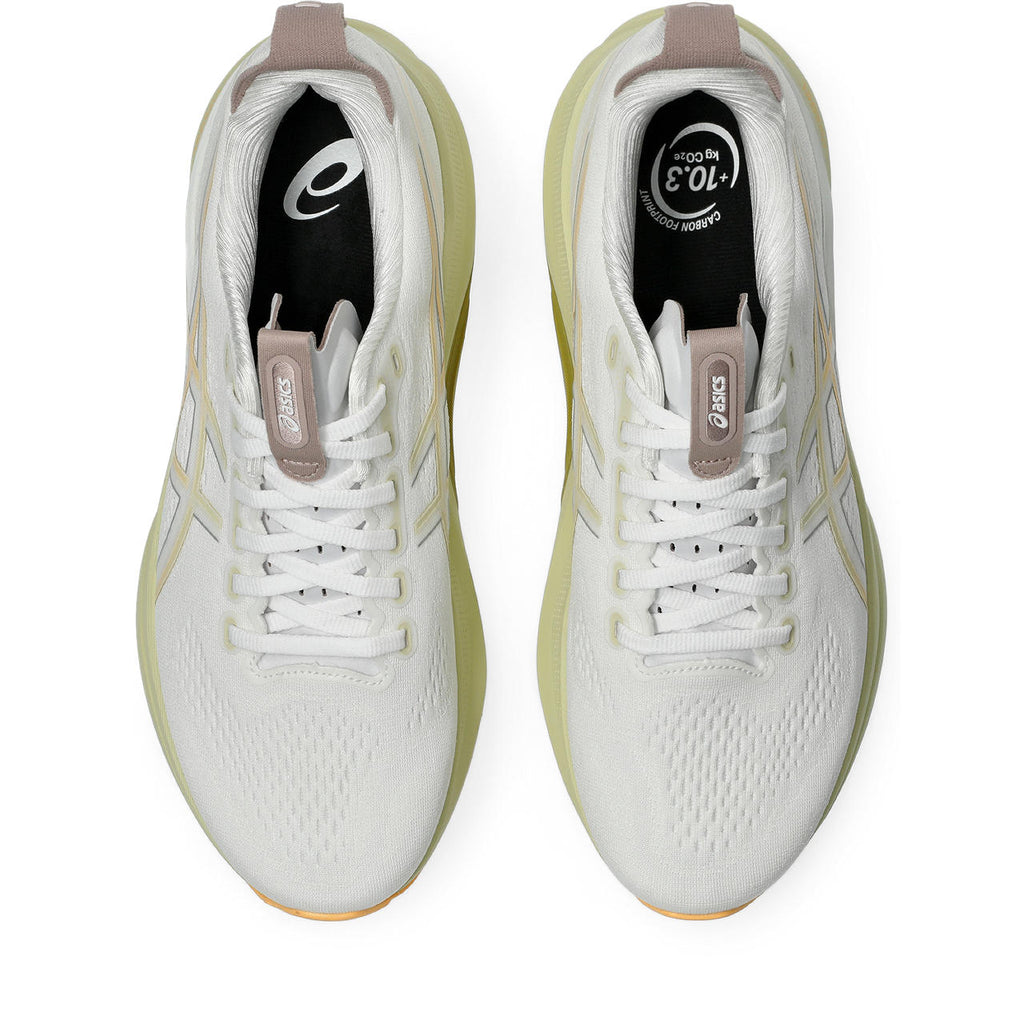 Asics  shoes  neutral running shoes mens  sneakers Gel-Kayano 31 White / Olive / Pale Gold