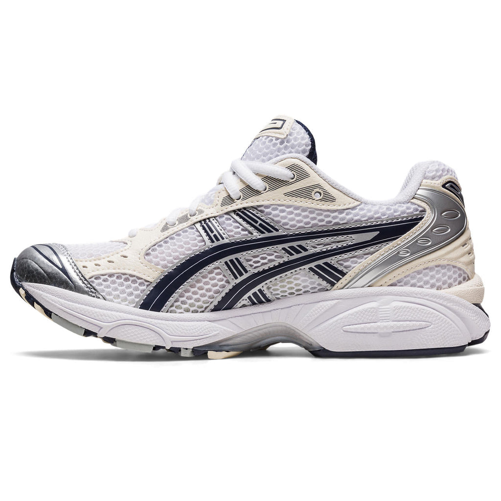 Asics  shoes  neutral running shoes mens  sneakers Gel-Kayano 14 White / Cream / Metallic Silver / Navy