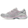 Asics womens shoes  neutral running shoes mens  sneakers Gel-NYC – Silver/Light Pink Sneaker