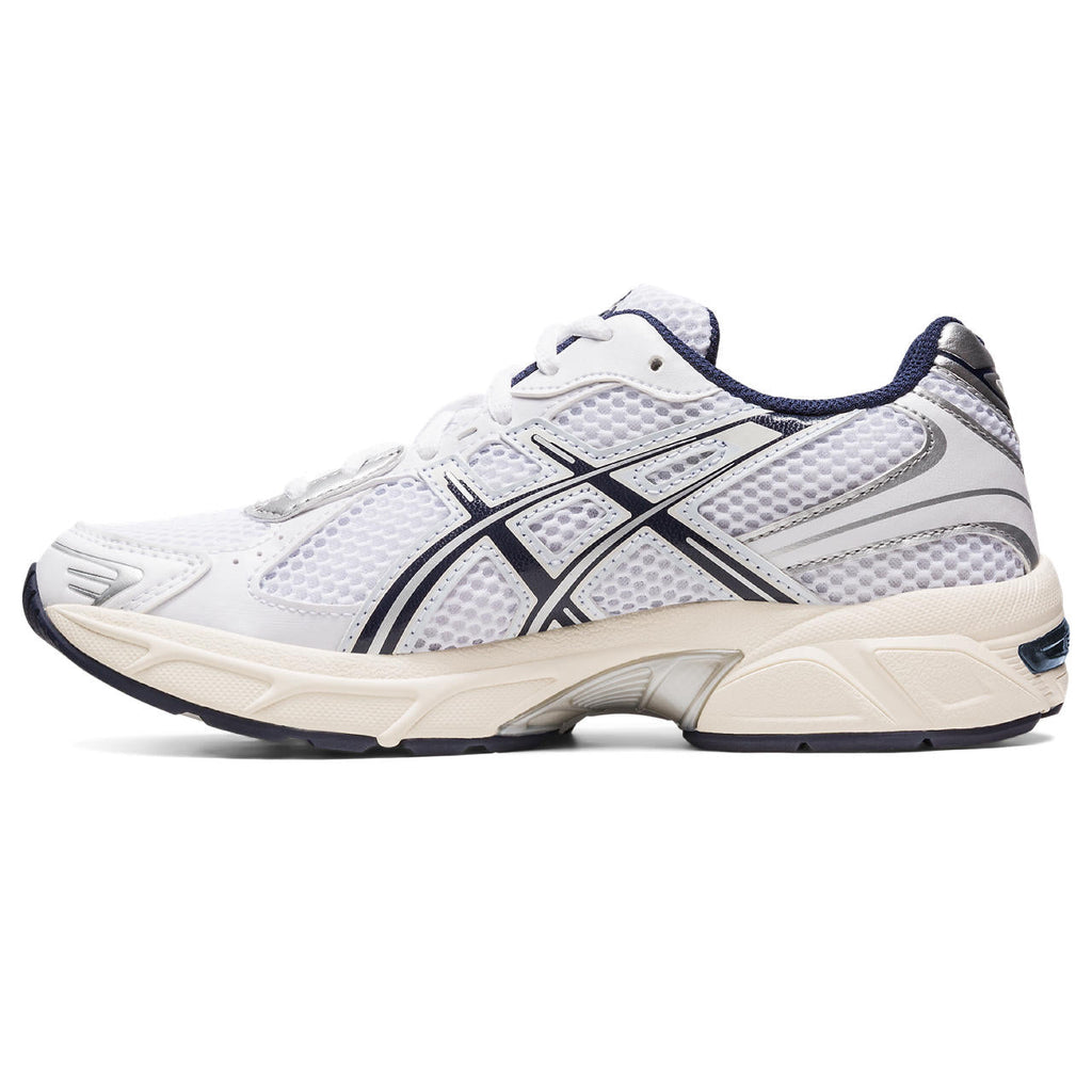 Asics womens shoes  neutral running shoes mens  sneakers Gel-1130 – White/Navy/Silver Sneaker