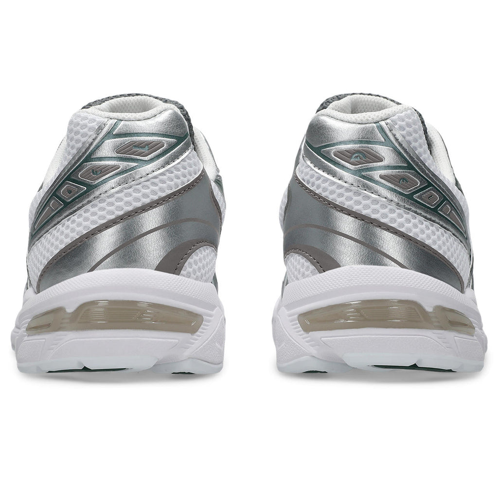 Asics womens shoes  neutral running shoes mens  sneakers Gel-1130 – White/Silver/Dark Green Sneaker