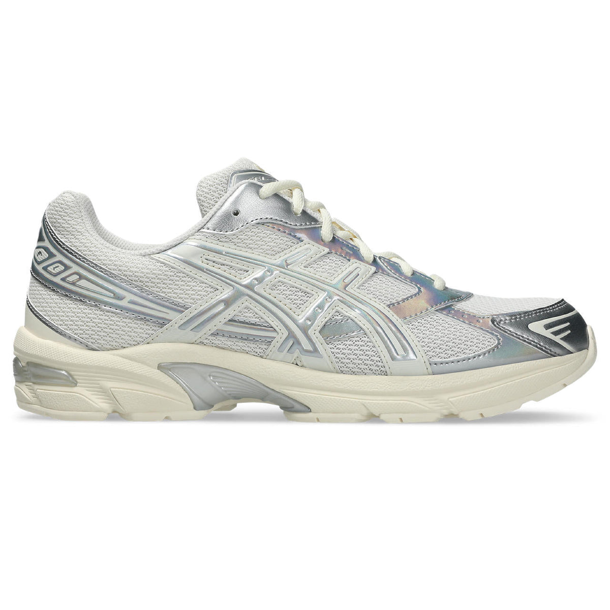 Asics womens shoes  neutral running shoes mens  sneakers Gel-1130 – Cream/Iridescent Silver Sneaker