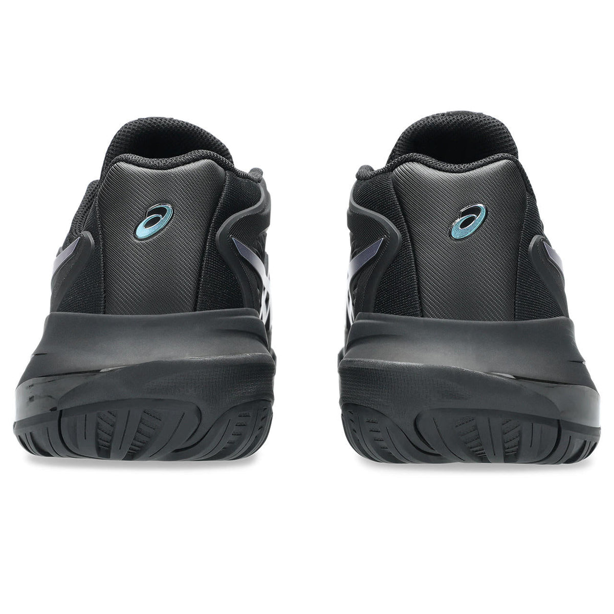 Asics womens shoes  neutral running shoes mens  sneakers Gel-Resolution – Black/Iridescent Blue Tennis Sneaker
