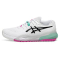 Asics womens shoes  neutral running shoes mens  sneakers Gel-Resolution – White/Black/Pink/Mint Tennis Sneaker