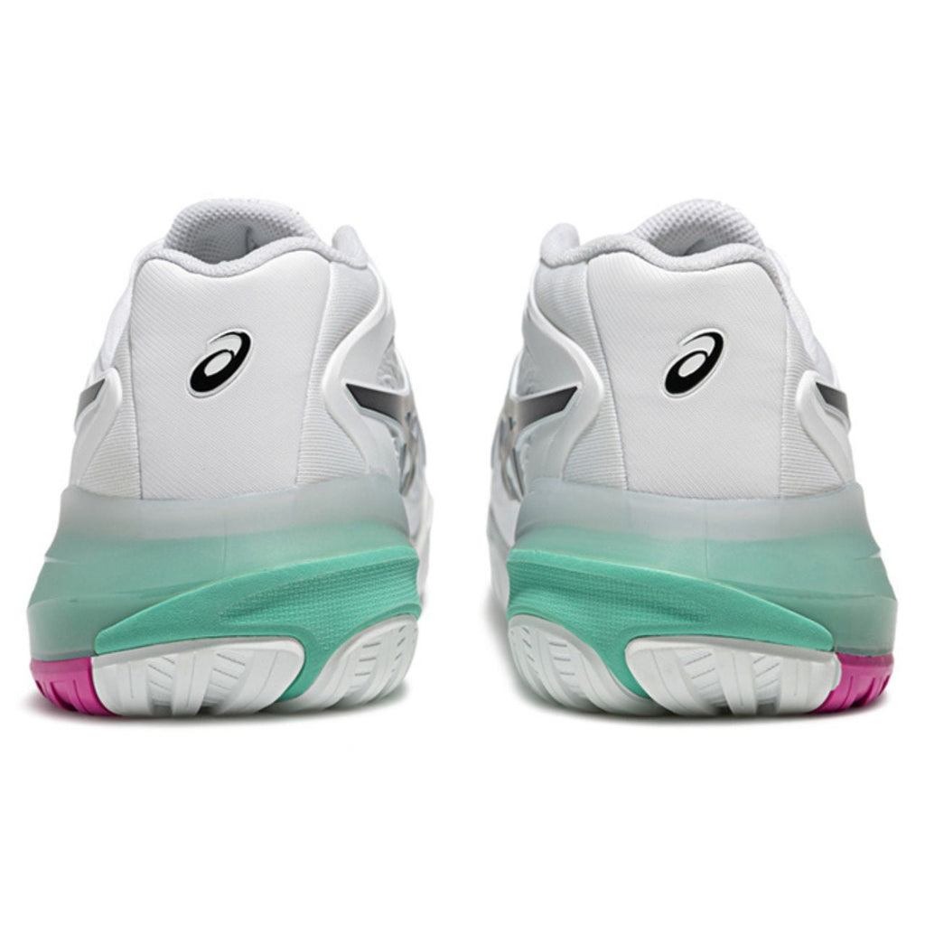 Asics womens shoes  neutral running shoes mens  sneakers Gel-Resolution – White/Black/Pink/Mint Tennis Sneaker