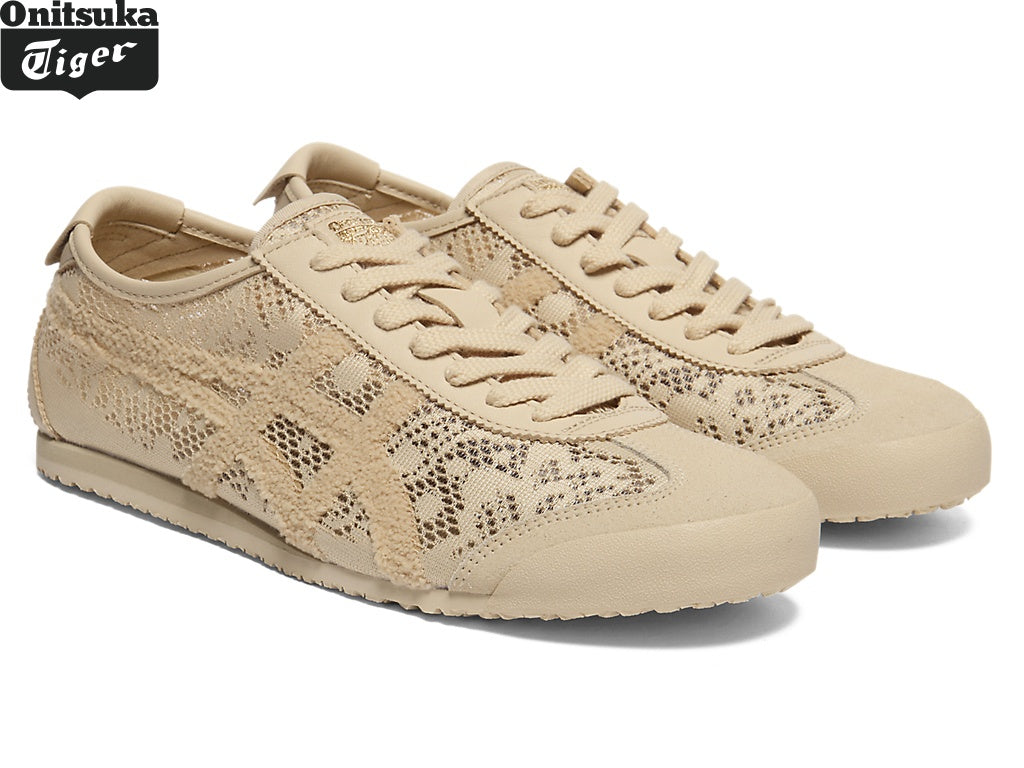 Onitsuka Tiger Mexico 66 Jacquard Mesh Sneakers – Beige/Beige