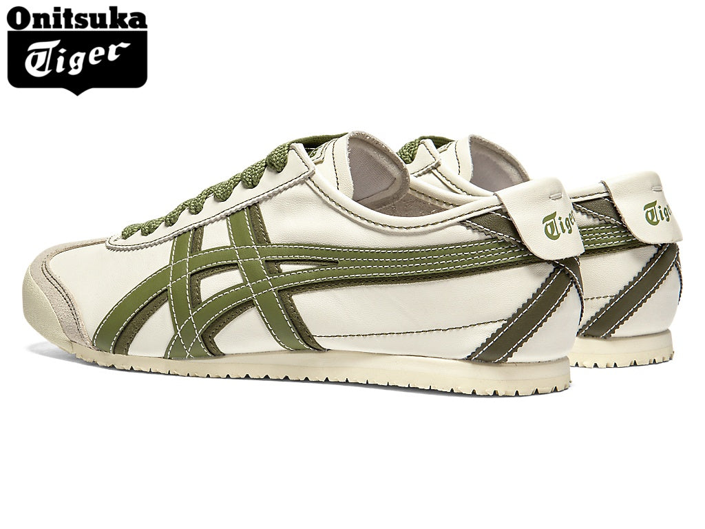 Onitsuka Tiger Mexico 66 Deluxe Nippon Made Sneakers – Cream/Olive Green