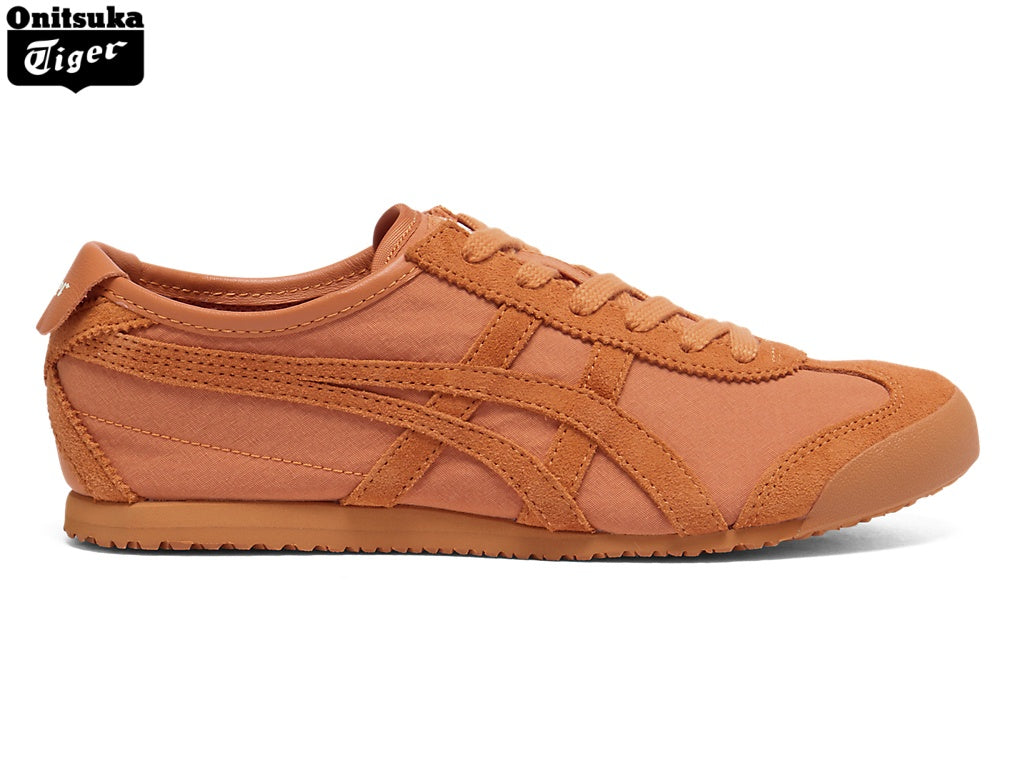 Onitsuka Tiger Mexico 66 Orange Canvas Suede Sneakers - Women's Shoe Sale / Men's Shoe Sale