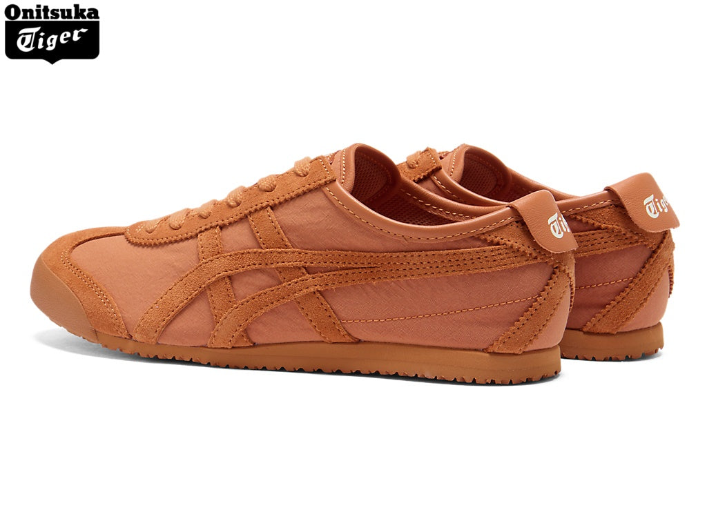Onitsuka Tiger Mexico 66 Orange Canvas Suede Sneakers - Women's Shoe Sale / Men's Shoe Sale