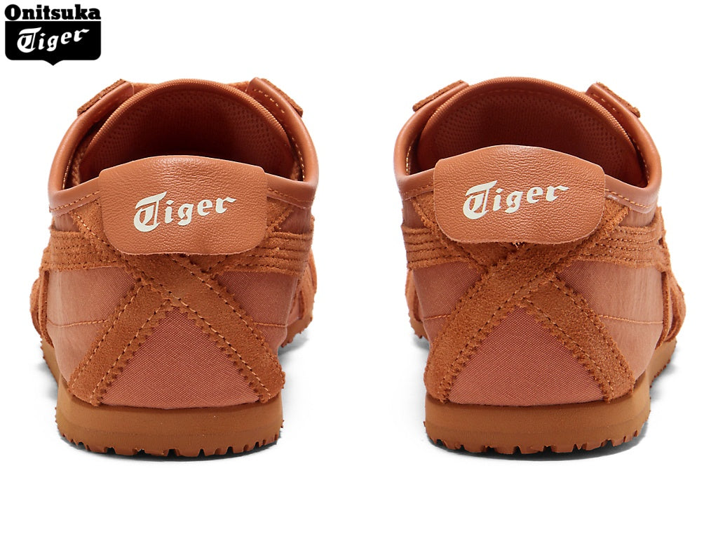Onitsuka Tiger Mexico 66 Orange Canvas Suede Sneakers - Women's Shoe Sale / Men's Shoe Sale