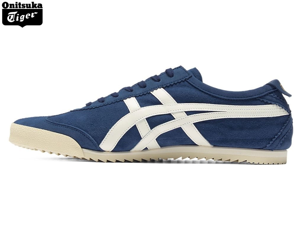 Onitsuka Tiger Mexico 66 Navy Suede Sneakers - Women's Shoe Sale / Men's Shoe Sale