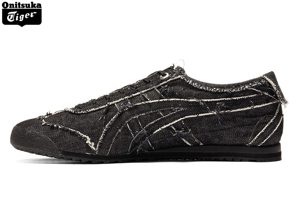 Onitsuka Tiger Mexico 66 SD Black Denim Sneakers - Women's Shoe Sale / Men's Shoe Sale