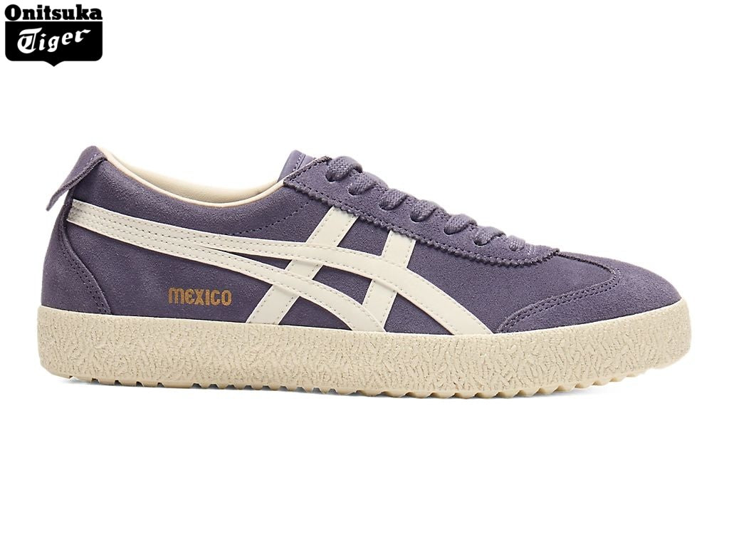 Onitsuka Tiger Mexico 66 Delux Purple Suede Sneakers - Women's Shoe Sale / Men's Shoe Sale