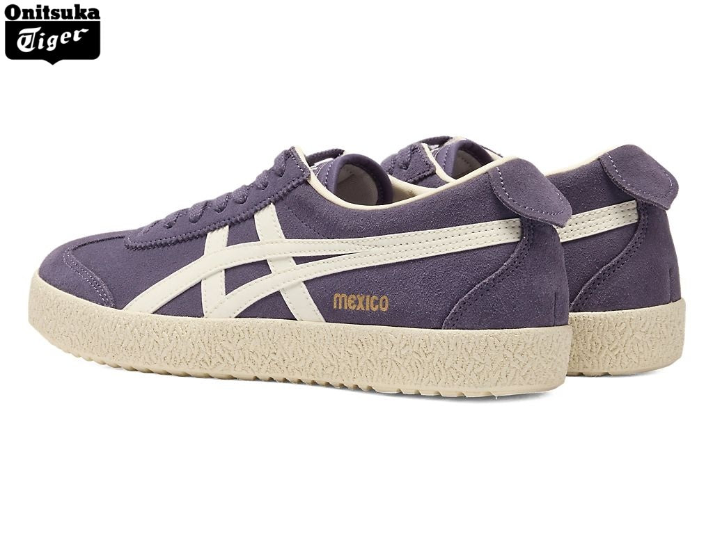 Onitsuka Tiger Mexico 66 Delux Purple Suede Sneakers - Women's Shoe Sale / Men's Shoe Sale