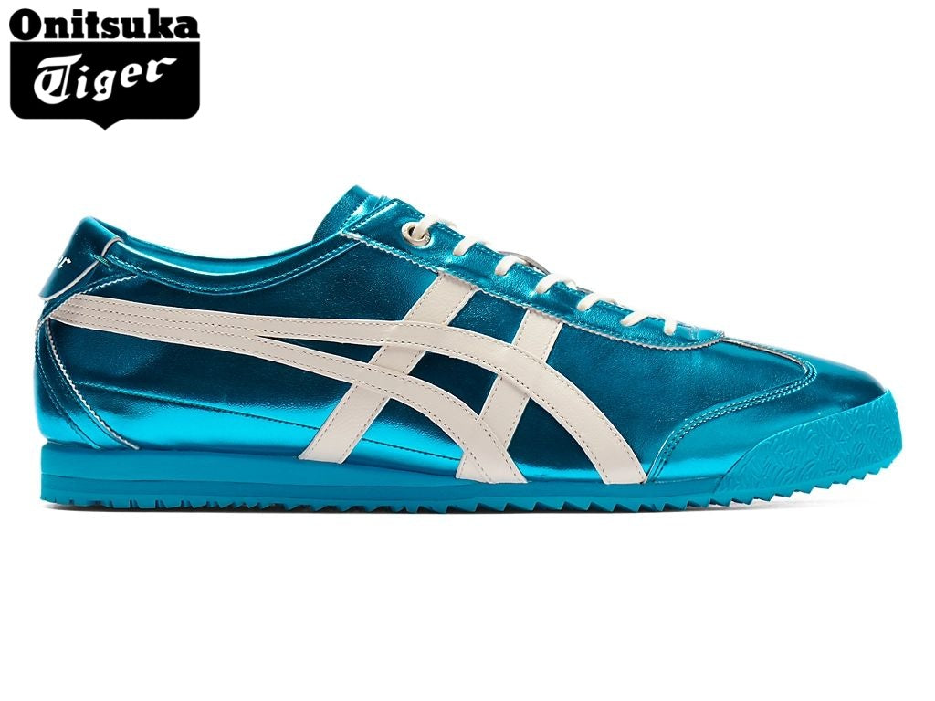 Onitsuka Tiger Mexico 66 Metallic Blue Leather- Women's Shoe Sale / Men's Shoe Sale