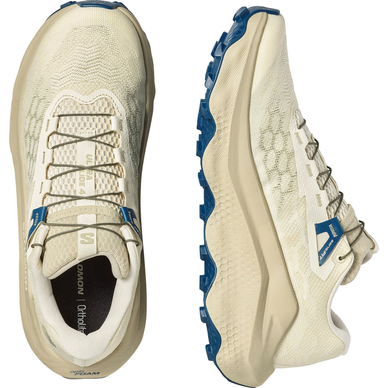 Salomon Ultra Glide 4 Trail Running Sneakers "Cream Blue"-outdoor hiking shoes/Women's Shoe Sale / Men's Shoe Sale