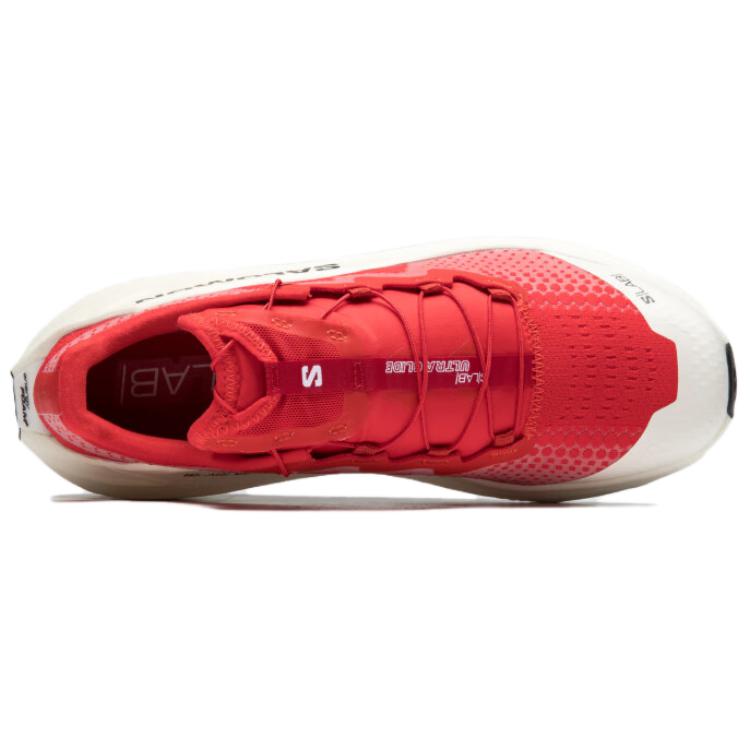 Salomon S/LAB Ultra Glide Trail Running Sneakers "Red White"