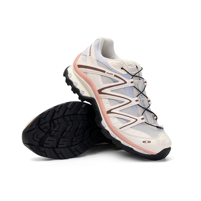 Salomon XT Quest Men Women Outdoor Trail Hiking Shoes "Cream Pink Light Blue"