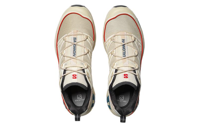 Salomon XT-6 Men Women Outdoor Trail Hiking Shoes "Cream Red Teal"