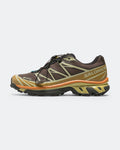 Salomon XT-6 GTX Men Gore-Tex Trail Running Shoes "Brown Bronze Orange"