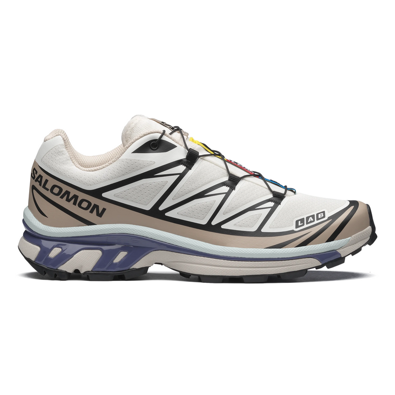 Salomon S-LAB XT-6 Men Women Outdoor Trail Running Shoes "White Beige Purple"