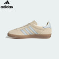 adidas Originals Gazelle Indoor Shoes "Cream White / Light Blue"-Classic sneakers，Adidas Women's Shoe Sale / Men's Shoe Sale