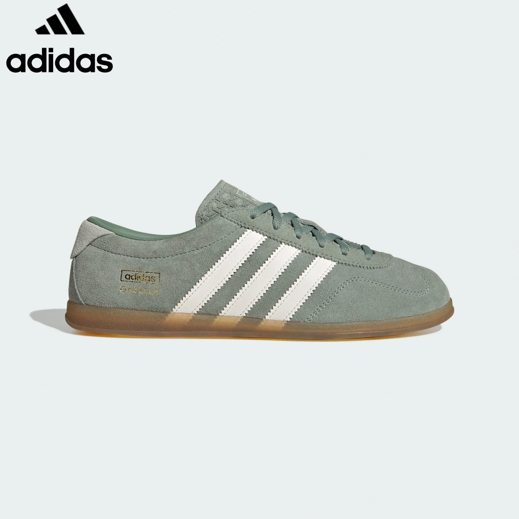 adidas Originals Gazelle Indoor Shoes "Sage Green / Off White"-Classic sneakers，Adidas Women's Shoe Sale / Men's Shoe Sale