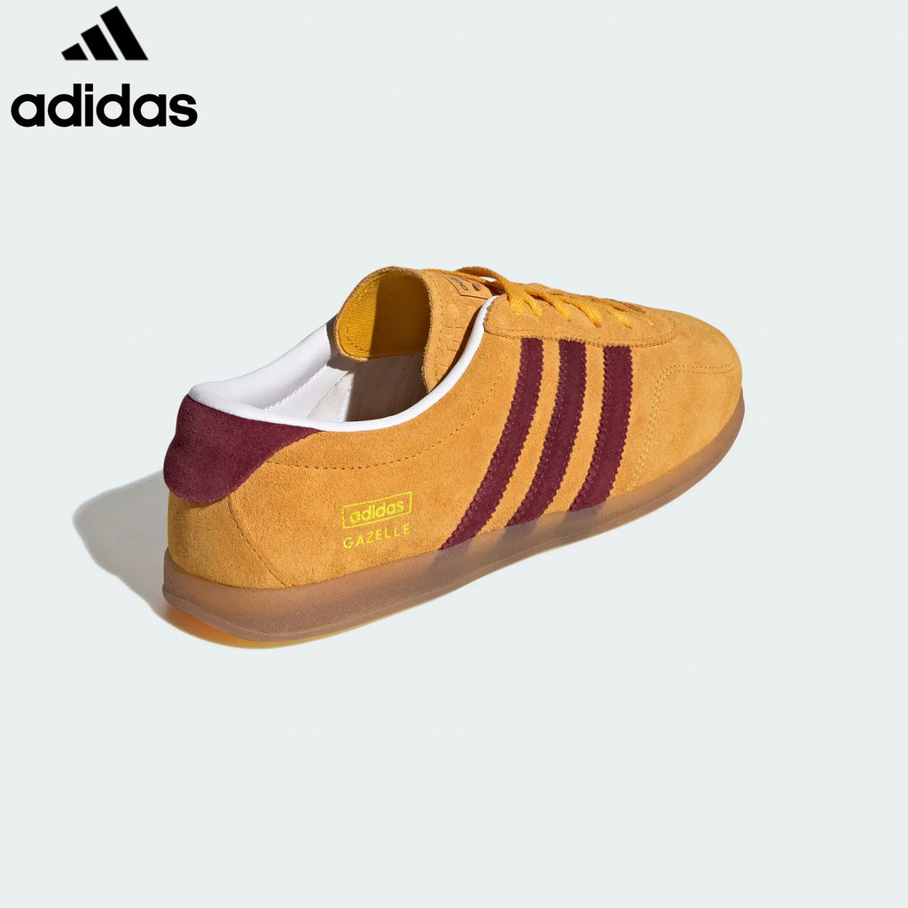 adidas Originals Gazelle Indoor Shoes "Preloved Yellow / Maroon"-Classic sneakers，Adidas Women's Shoe Sale / Men's Shoe Sale