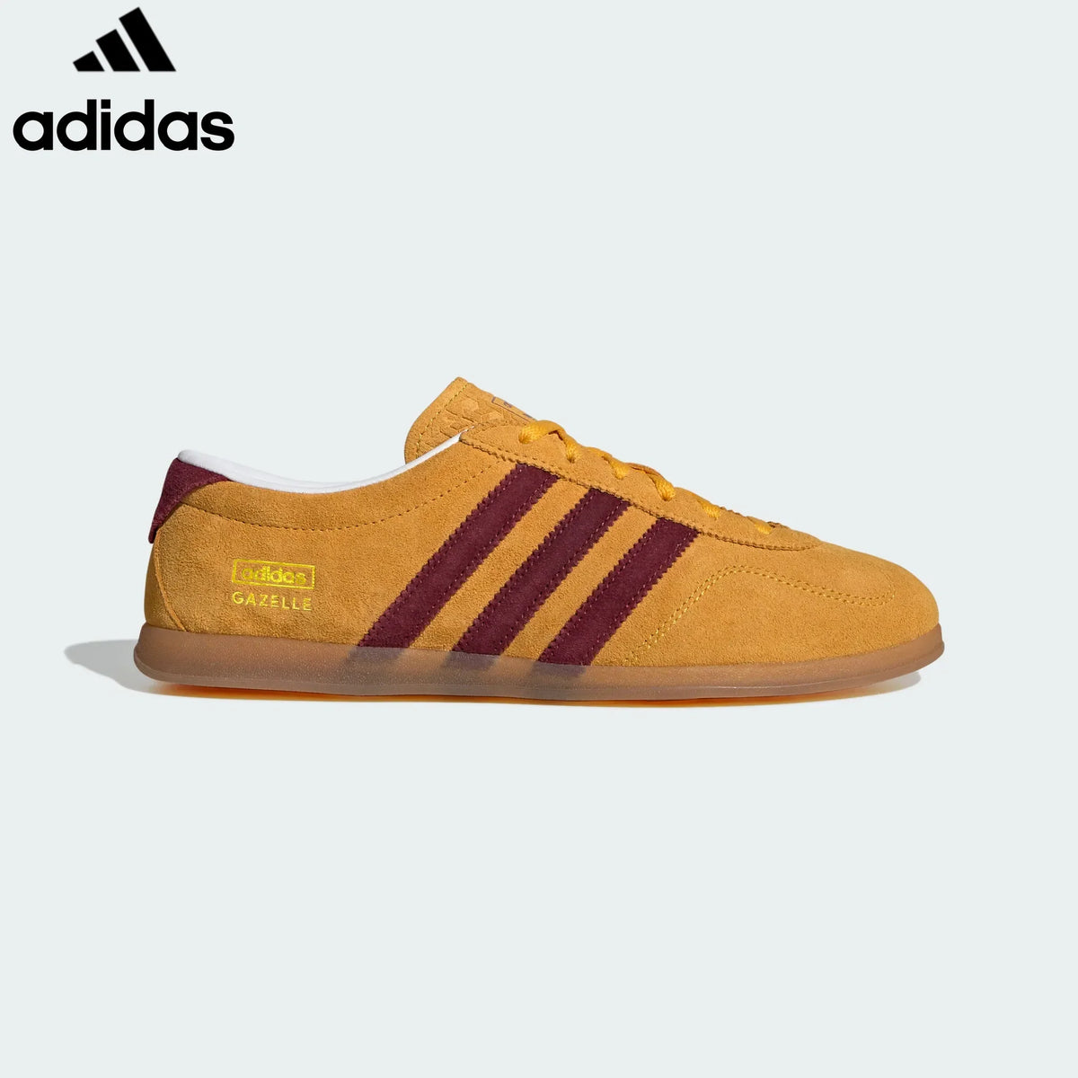 adidas Originals Gazelle Indoor Shoes "Preloved Yellow / Maroon"-Classic sneakers，Adidas Women's Shoe Sale / Men's Shoe Sale