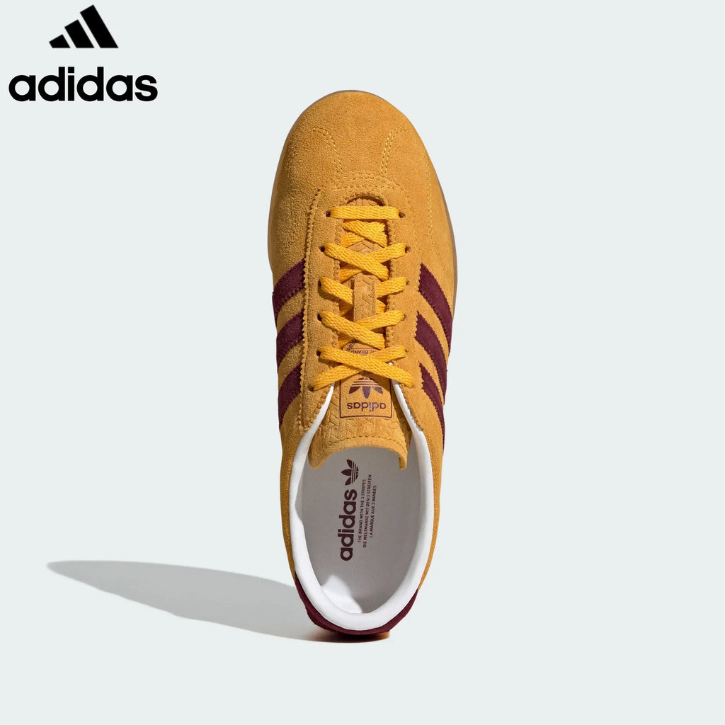 adidas Originals Gazelle Indoor Shoes "Preloved Yellow / Maroon"-Classic sneakers，Adidas Women's Shoe Sale / Men's Shoe Sale