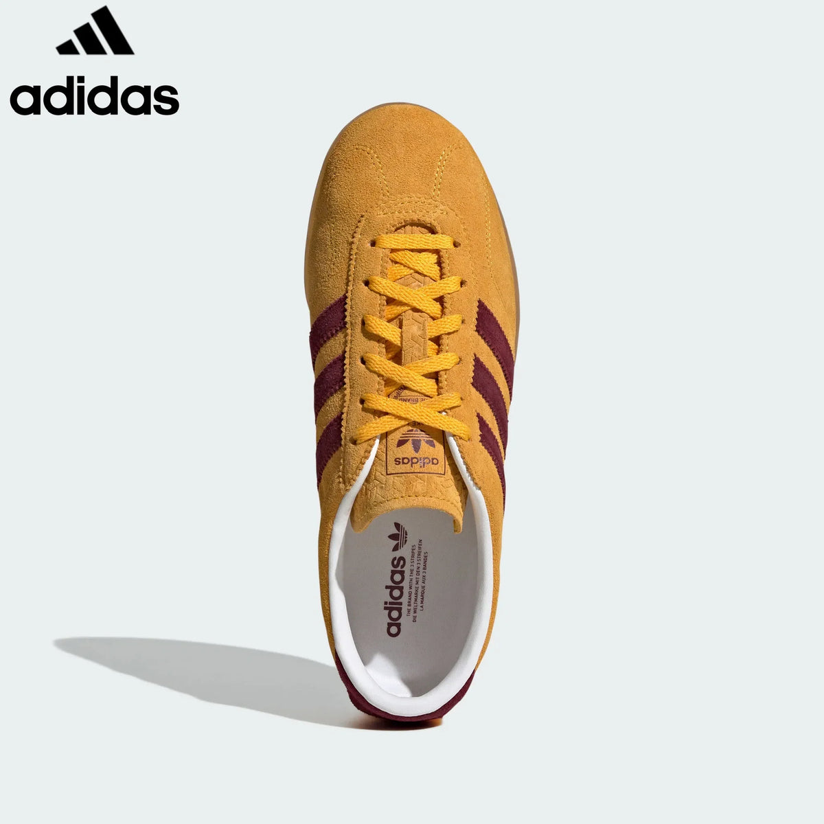 adidas Originals Gazelle Indoor Shoes "Preloved Yellow / Maroon"-Classic sneakers，Adidas Women's Shoe Sale / Men's Shoe Sale