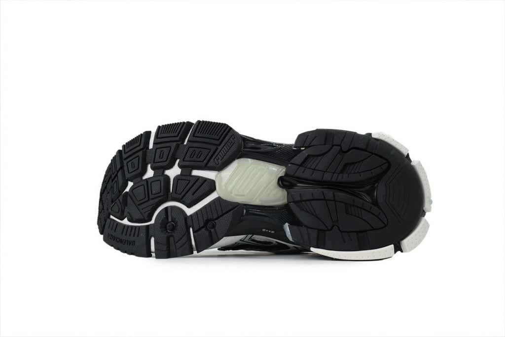 Balenciaga Runner Mid Sneakers Black White Mesh Chunky Mid Top Trainer