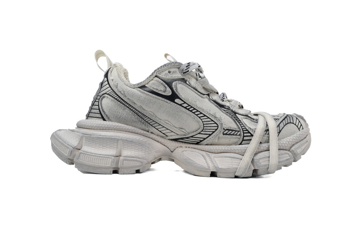 Balenciaga 3XL Sneaker "Beige Black"-retro thick sole dad shoes，Women's Shoe Sale / Men's Shoe Sale