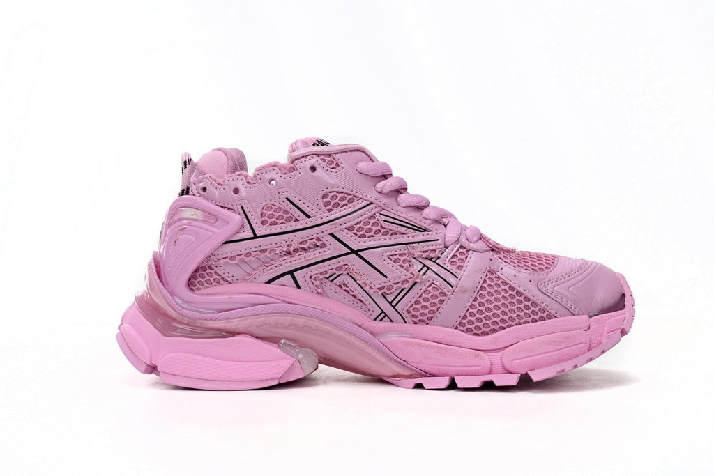 Balenciaga Runner Sneakers "Pink"-retro thick sole dad shoes，Women's Shoe Sale / Men's Shoe Sale