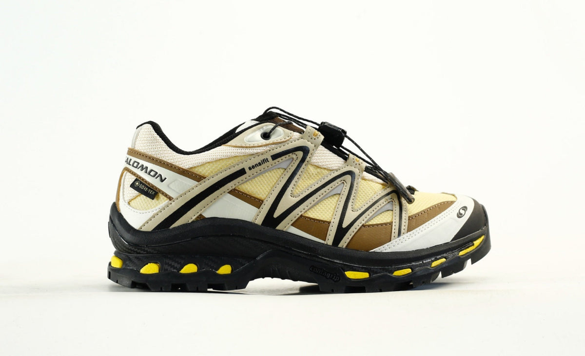 Salomon XT-Quest GORE-TEX Waterproof Trail Running & Hiking Shoes，“Sahara Sun/White Pepper/Beach Ball”