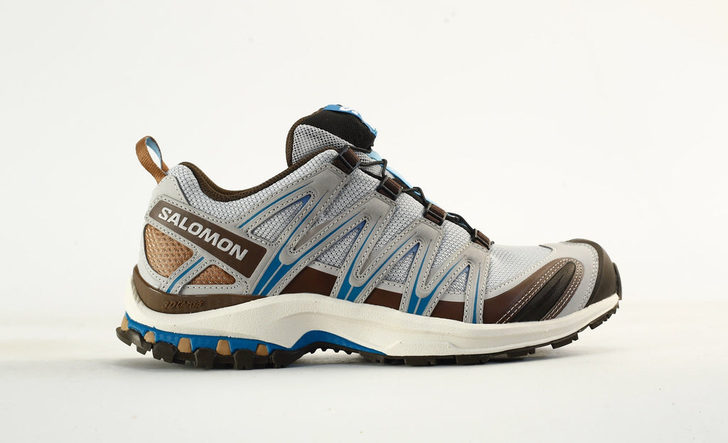 Salomon XA PRO 3D "Light Gray Brown Blue" Outdoor Hiking Shoes- outdoor hiking shoes/Women's Shoe Sale / Men's Shoe Sale