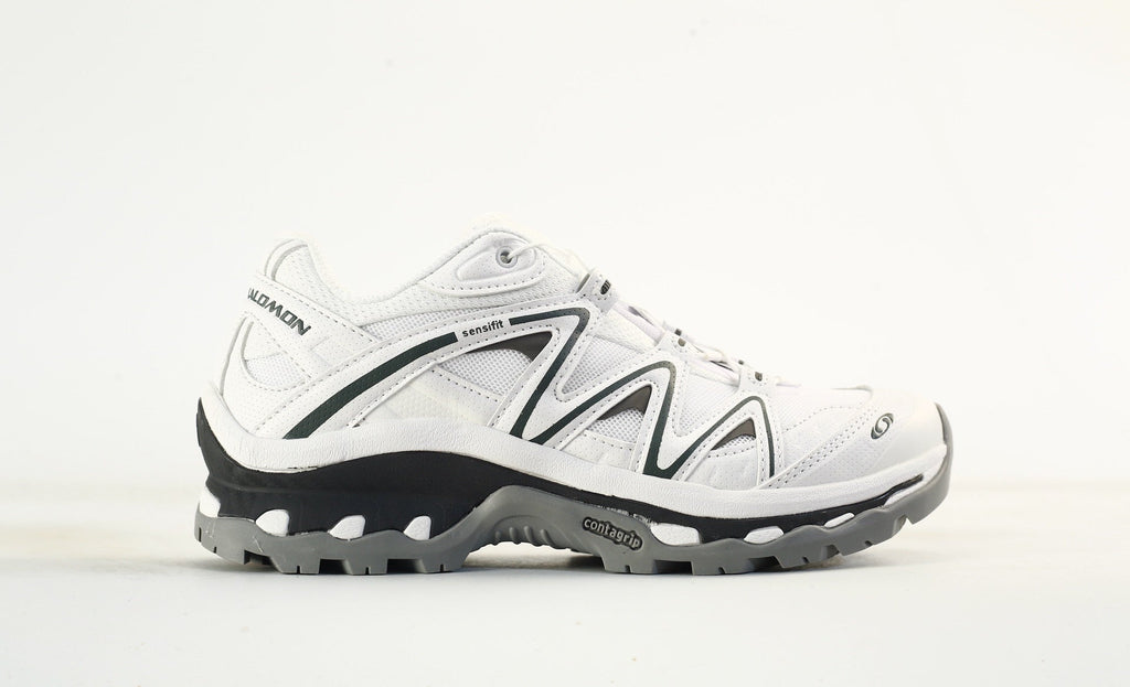 Salomon XT Quest Outdoor Hiking Shoes "White Dark Green"- outdoor hiking shoes/Women's Shoe Sale / Men's Shoe Sale