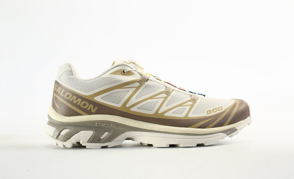 Salomon S-LAB XT-6 Men's Trail Running Hiking Shoes "Cream Khaki Brown"- outdoor hiking shoes/Women's Shoe Sale / Men's Shoe Sale