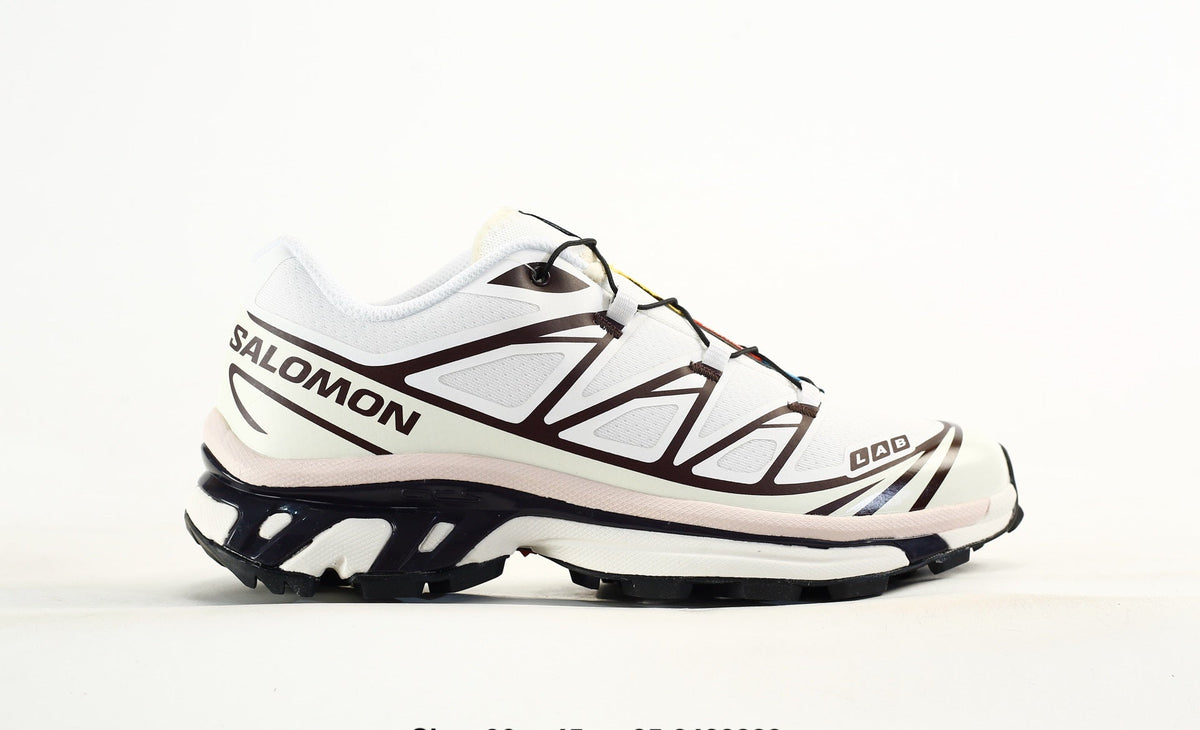 Salomon S-LAB XT-6 Men Women Outdoor Trail Running Shoes "White Brown Pink"