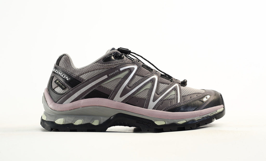 Salomon XT-Quest GORE-TEX Trail Running & Hiking Sneakers, “Black/Gull Gray/Plum”