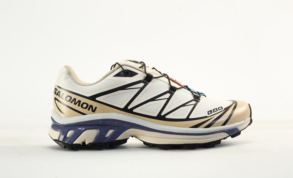 Salomon XT-6 S-LAB Men Women Outdoor Trail Hiking Shoes "Cream Khaki Purple"