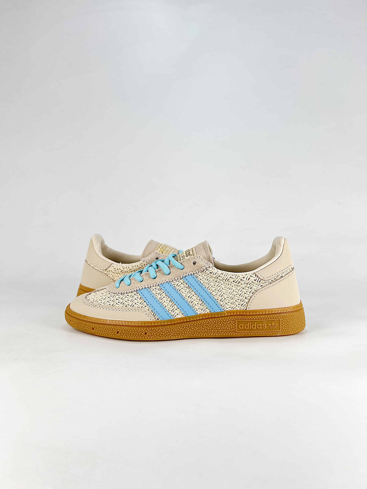 Adidas Originals Handball Spezial "Beige Light Blue Gum" Sneakers-Classic sneakers，Adidas Women's Shoe Sale / Men's Shoe Sale